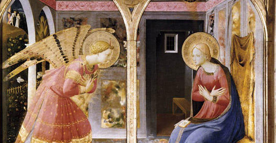 Annunciazione, 1432 c. Tempera su tavola. Beato Angelico