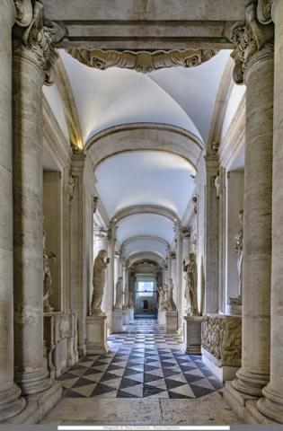 Musei Capitolini, Palazzo Nuovo, veduta dell’Atrio Foto di Zeno Colantoni