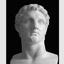 Testa colossale maschile, Marmo, h 64 cm (con base), Roma, Musei Capitolini, Palazzo Nuovo