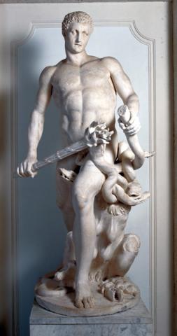 Statua di Ercole, restaurato come uccisore dell'Idra di Lerna