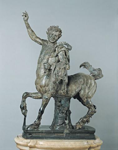 Statua di Centauro giovane firmata da Aristeas e Papias