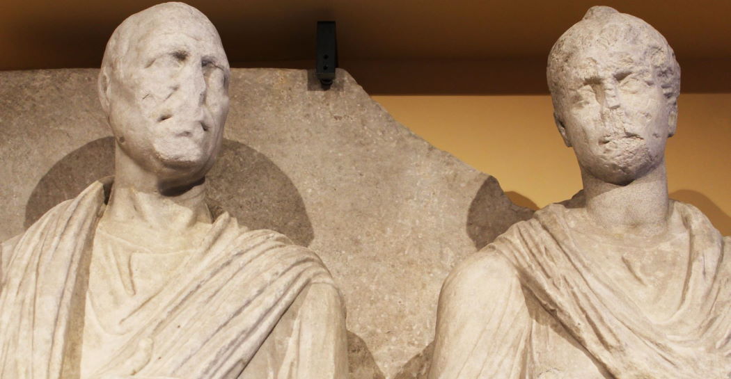 Il rilievo funerario di Marco Virgilio Eurisace e sua moglie Atistia Il rilievo funerario di Marco Virgilio Eurisace e sua moglie Atistia