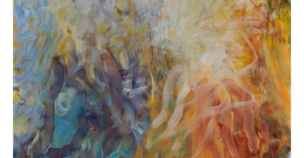 Frank Holliday, Magical thinking, 2016, olio su tela, dalla mostra “Frank Holliday in Rome” Frank Holliday, Magical thinking, 2016, olio su tela, dalla mostra “Frank Holliday in Rome”