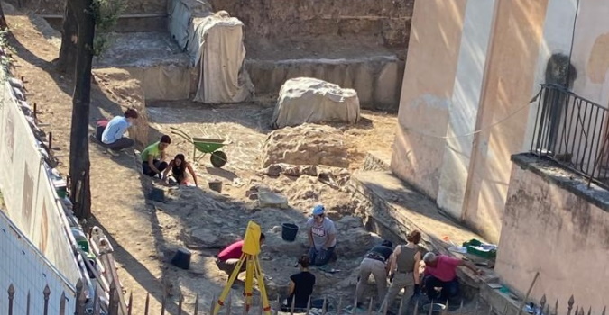 Lo scavo archeologico sul Belvedere Tarpeo