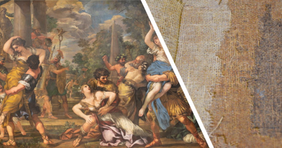 Storia conservativa di un capolavoro barocco: il Ratto delle Sabine di Pietro da Cortona, dall’immagine al supporto