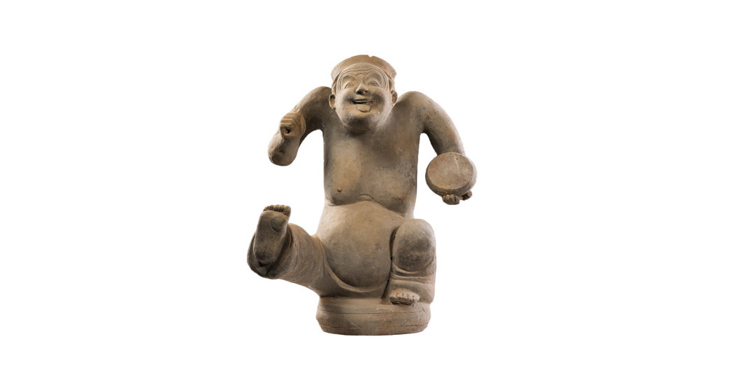 Statuina di un comico, periodo Han orientale (25-220 d.C.), dalla mostra Mortali Immortali. I tesori del Sichuan nell’antica Cina Statuina di un comico, periodo Han orientale (25-220 d.C.), dalla mostra Mortali Immortali. I tesori del Sichuan nell’antica Cina