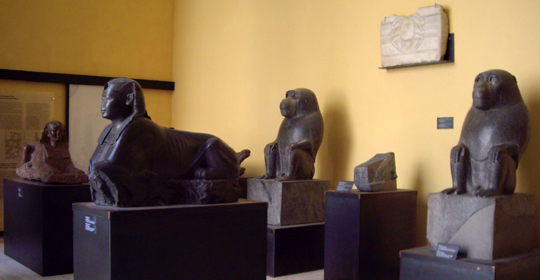 Vue de la salle égyptienne