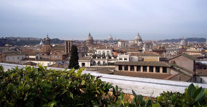 vista dalla Terrazza Caffarelli