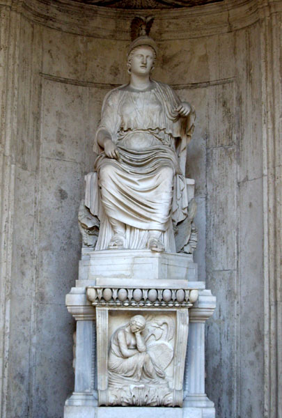 Statua colossale di Roma sedente: "Roma Cesi"