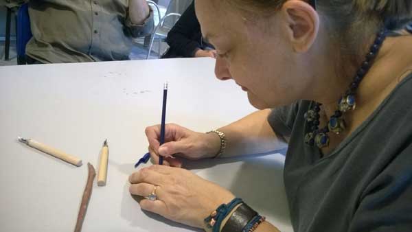 Laboratorio del 29 maggio, a cura di Manuela Traini in collaborazione con Edelweiss Molina, presso Accademia di Belle Arti a Testaccio