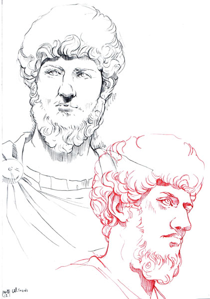 Studi sul ritratto dell'Imperatore