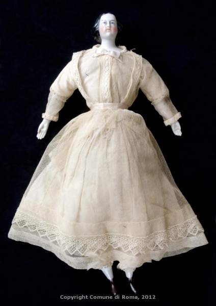 Bambola in porcellana raffigurante Jenny Lind