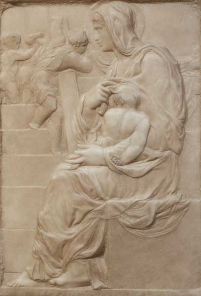 "Sez. III - Vita e morte" Michelangelo: Madonna della Scala, 1490 circa 