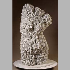 Johan Creten, Odore di Femmina de Sèvres, 2004, 155 cm x 40 cm