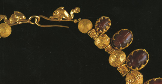 Collana con scarabei (pastiche del XIX secolo) - Parigi, Museo del Louvre, Collezione Campana