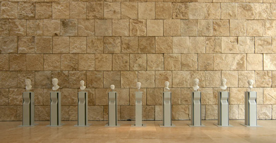 Interno del Museo dell'Ara Pacis
