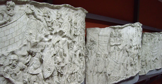 Calchi dei rilievi della Colonna Traiana