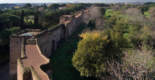 Camminamento sulle Mura
