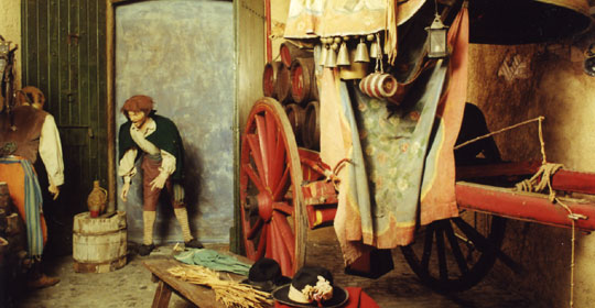 Scena Romana del Carro a vino, particolare