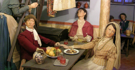 Scena Romana dell'Osteria, particolare