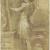 Francesco Mazzola detto il Parmigianino,  Figura femminile in piedi in atto di dipingere (Allegoria della Pittura) - Penna e inchiostro, pennello e inchiostro diluito, biacca (carbonato basico di piombo), pietra nera, carta beige - Firenze, Gabinetto Disegni e Stampe degli Uffizi