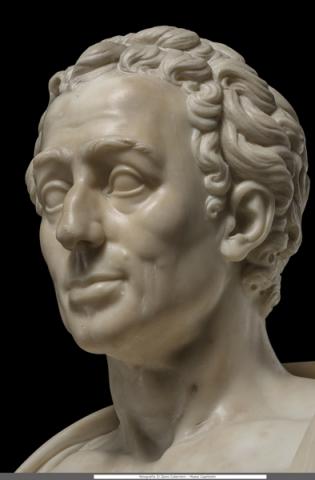 F.G. Doell, Winckelmann, 1782, Musei Capitolini, Protomoteca inv. Pro 47  Foto di Zeno Colantoni