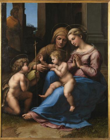 Raffaello e aiuti (Urbino, 1483 - Roma, 1520) Madonna del Divino Amore 1516-1518