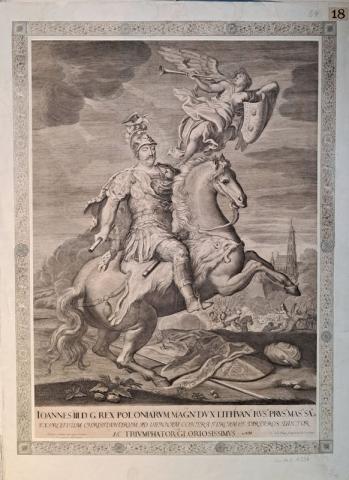 Ritratto di Giovanni III Sobieki a cavallo