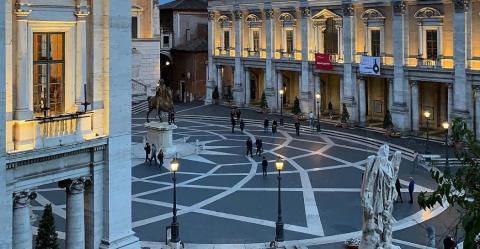 Veduta di Piazza del Campidoglio 