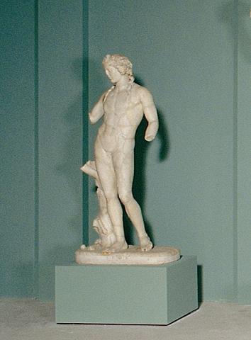 Statua di Dioniso con pantera Statua di Dioniso con pantera