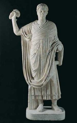 Statua di magistrato giovane Statua di magistrato giovane