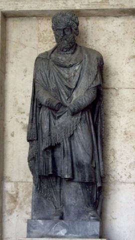 Statua di re barbaro prigioniero