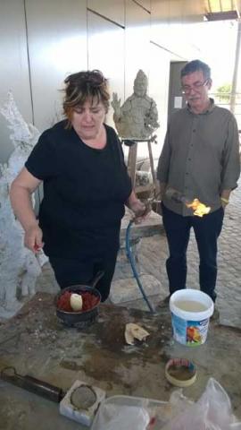 Laboratorio del 29 maggio, a cura di Manuela Traini in collaborazione con Edelweiss Molina, presso Accademia di Belle Arti a Testaccio