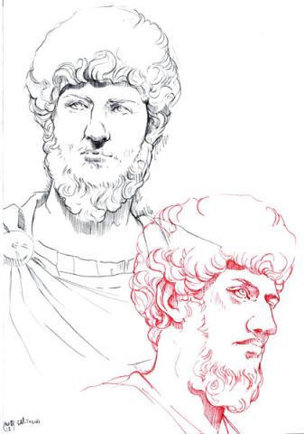 Studi sul ritratto dell'Imperatore