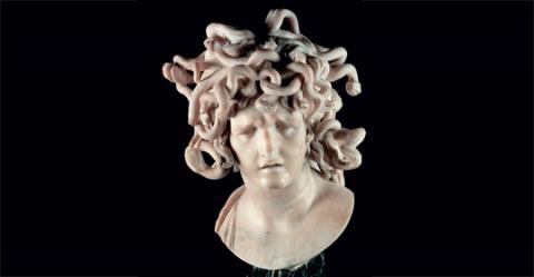 Gian Lorenzo Bernini, Busto di Medusa - Appartamento dei Conservatori, Sala delle Oche