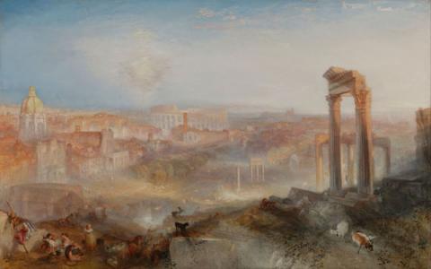 Modern Rome. Campo vaccino, J. M. W. Turner 1839 - J. Paul Getty Museum, Los Angeles