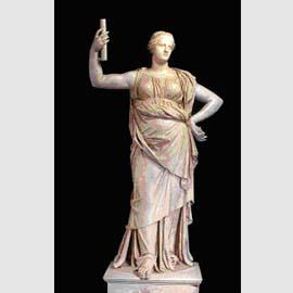 Divinità femminile, cd.Giunone Cesi marmo, h 228 cm, Roma, Musei Capitolini