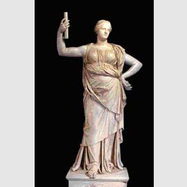 Divinità femminile, cd.Giunone Cesi marmo, h 228 cm, Roma, Musei Capitolini