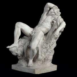 Fauno Barberini, 1786 - 1800, biscuit, cm 29x18x18, Musei Capitolini, Collezione Cini, Roma - Italia, Manifattura Volpato