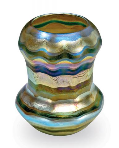 Vaso decorativo lustrato di vari colori