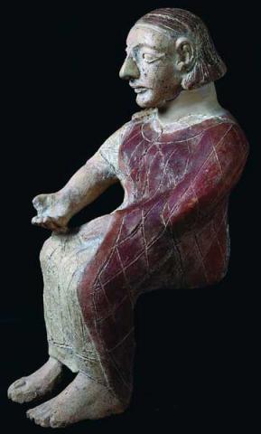 Statuetta di antenato seduto
